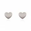 Linda Tahija Micro Heart SS Stud Earrings Accessories