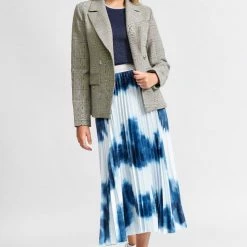 We Are The Others Fashion The Blue Check Fitted Blazer