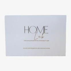 Home Lab 100% Silk Beauty Pair Pillowcases Clean White 48x73cm Support Local Gifts