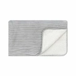 Kerridge Cord Sherpa Glacier Grey Throw
