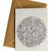 Little Difference Yeah Baby Flowers Greeting Card