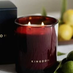 Kingdom Home Fragrance Luxury Soy Candle Lemongrass + Lime 300g