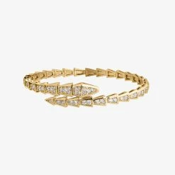 Lindi Kingi Accessories Snake Bangle Gold