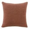 Mulberi Milford Moss Stitch Muted Clay Cushion 45x45cm Cushion, Throws & Linen
