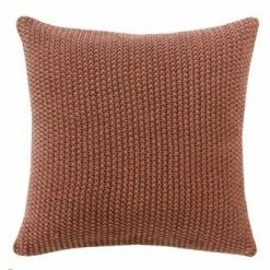 Mulberi Milford Moss Stitch Muted Clay Cushion 45x45cm Cushion, Throws & Linen