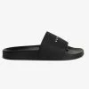 Accessories 1908 Black Superga Logo Slides