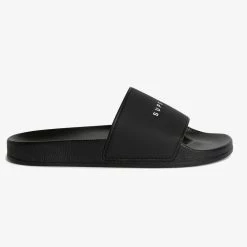 Accessories 1908 Black Superga Logo Slides