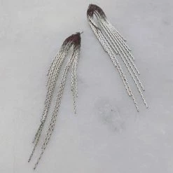 Flo Gives Back 15% To Women In Need Accessories Waterfall Chain Rhodium Earrings