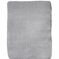 Mulberi Milford Moss Stitch Concrete Cotton Throw