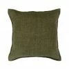 Mulberi Flaxmill Linen Winter Moss Cushion 50x50cm