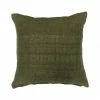 Mulberi Indira Military Linen Cushion 55x55cm Cushion, Throws & Linen