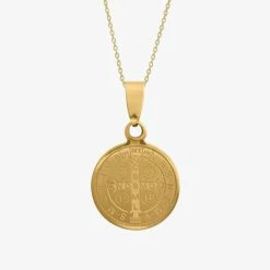 Lindi Kingi Gold Saints Circle Necklace