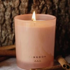 Kingdom Home Fragrance Nude Series Luxury Soy Candle Clove + Tobacco 120g