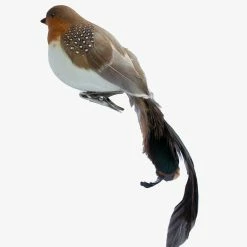 Alison's Acquisitions Fat Robin Brown With Clips