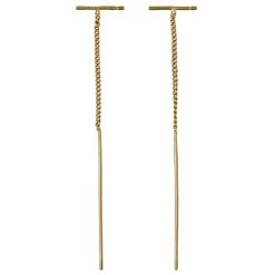 Pilgrim Brielle Small Bar Thread Earring