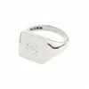 Pilgrim Cressida Silver Chunky Signet Adjustable Ring