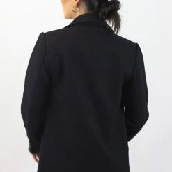 Ivy + Jack Mason Black Twill Boyfriend Blazer Fashion
