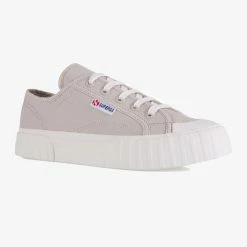 Superga Accessories 2630 Stripe Grey Sand Canvas Sneakers