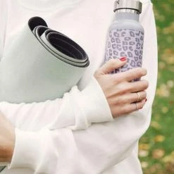 Porter Green Gifts For Her Stainless Steel Kirov Snow Leopard Drink Bottle