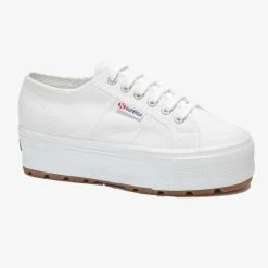 Superga 2790 Tank White Canvas Sneaker Accessories