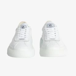 Superga 2822 Club 5 White With Faux Reptile Trim Sneaker Accessories