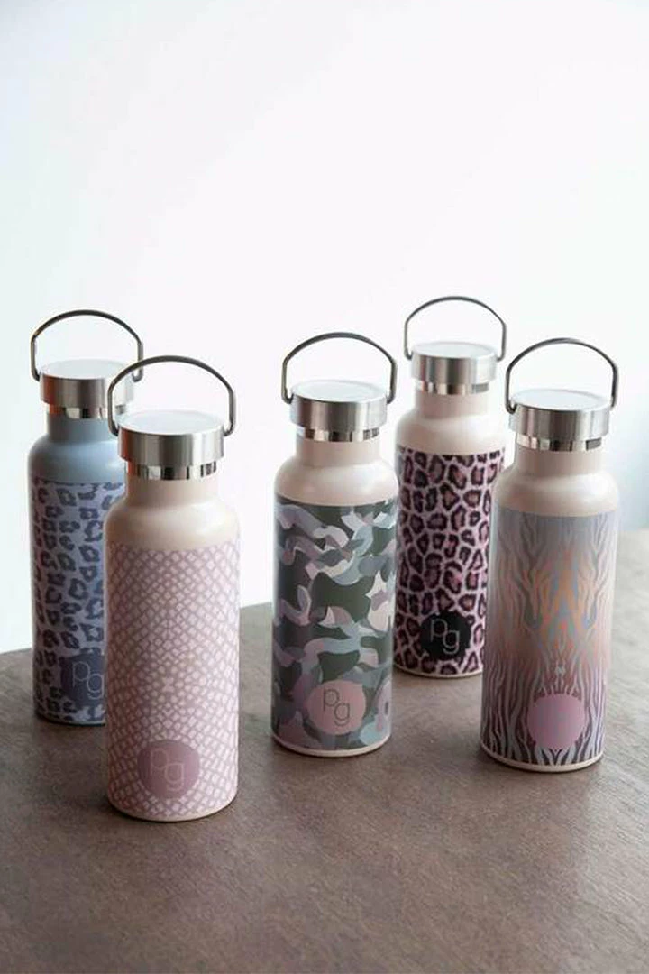 Porter Green Gifts For Her Stainless Steel Kirov Snow Leopard Drink Bottle