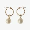Flo Gives Back 15% To Women In Need Pearl Sleeper Earrings Gold Accessories