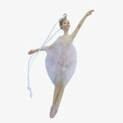 Alison's Acquisitions Ballerina Hanging Pink Assorted 13cm
