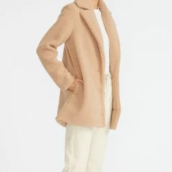 Staple The Label Aspen Camel Shirling Coat