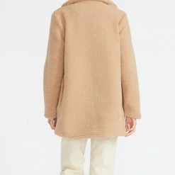 Staple The Label Aspen Camel Shirling Coat