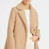 Staple The Label Aspen Camel Shirling Coat