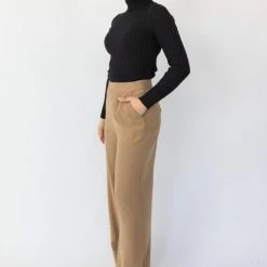 Among The Brave Phenomenal Black Rib Knit Turtleneck