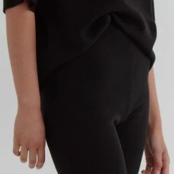 Assembly Fashion Milano Black Knit Biker Short