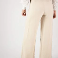 Ivy + Jack Fearless Sand Dune Pleat Front High Waist Belted Wide Leg Pant Fashion