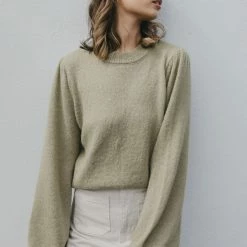 Seeking Lola Montana Sage Blouson Sleeve Jumper Fashion