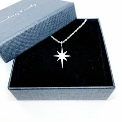 Audrey Loves Ruby Accessories Starburst Necklace