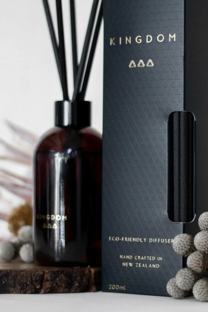 Kingdom Home Fragrance Silk Fibre Diffuser Lychee + Black Orchid 200ml