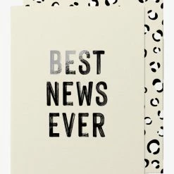 Made Paper Co Gifts For Her Best News Ever Ivory Greeting Card