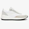 Superga 4089 White 9TS Recycled Nylon Suede Trim Trainers Suit Separates