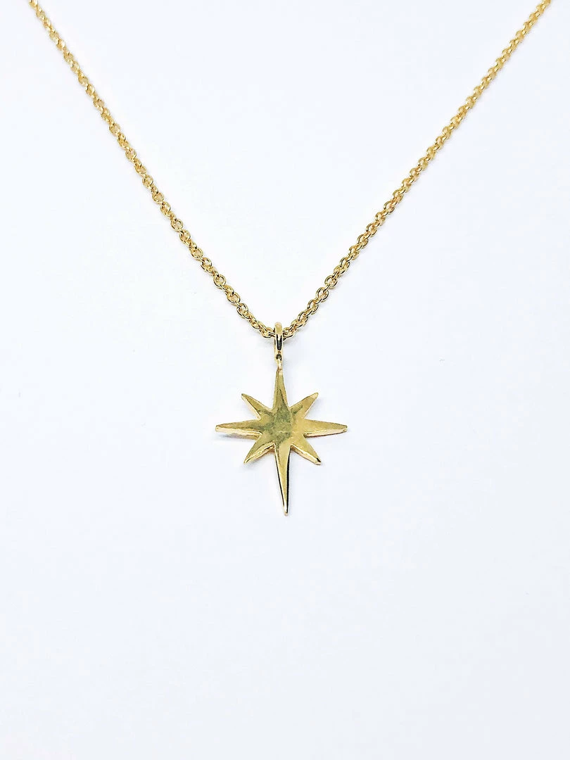 Audrey Loves Ruby Accessories Starburst Necklace