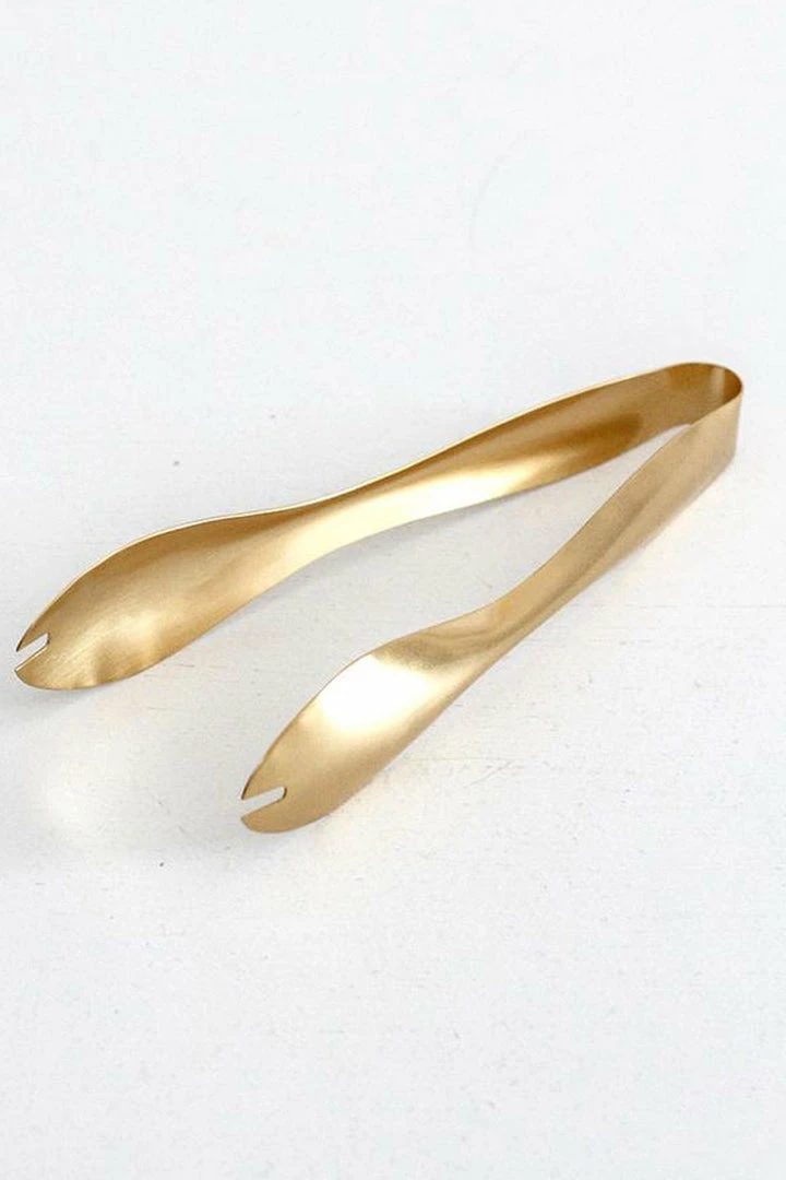 Nel Lusso Cariso Large Gold Serving Tong