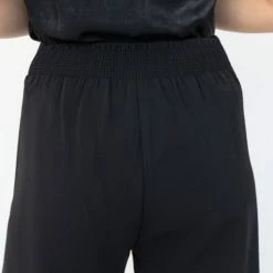 Among The Brave Instinct Black Soft Stretch Back Wide Leg Pant Fashion