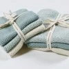Bianca Lorenne Textured Lavette Duck Egg Wash Cloths Set Of 3 Support Local Gifts
