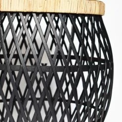 Robert Mark Furniture Diona Large Black Rattan Table