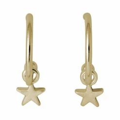 Pilgrim Ava Hoop Star Earring