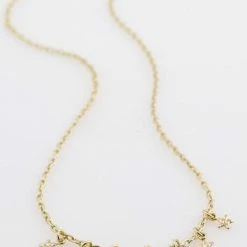 Pilgrim Regina Seven Mini Stars Gold Pendant Necklace