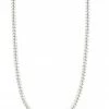 Pilgrim Accessories Talia Flat Snake Chain Silver Necklace