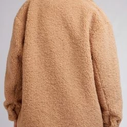 All About Eve Gemma Tan Teddy Shacket Fashion