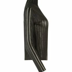 Coop Racing Ahead Black Skivy Old Stripe Sleeve Rib Top