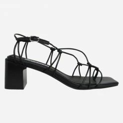Caverley Magnolia Multi Strappy Black Heel Accessories